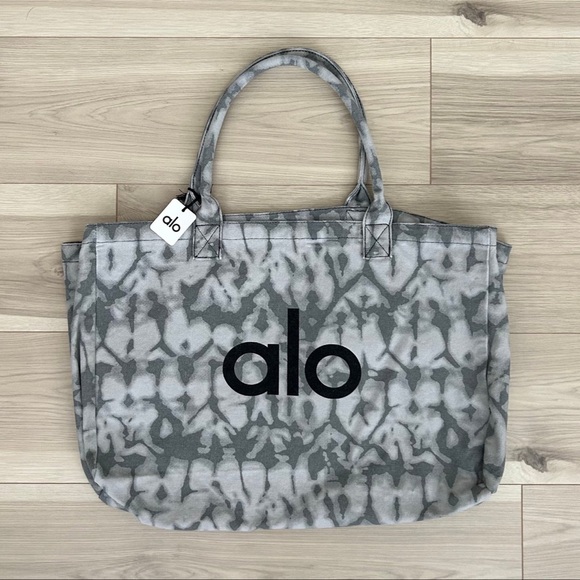 ALO Yoga Handbags - alo yoga gray tie-dye tote bag! new with tags